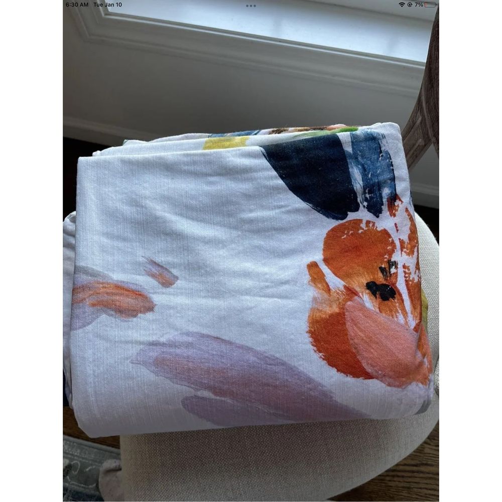 New Anthropologie Briony Duvet Cover sz Twin - Picture 8 of 8